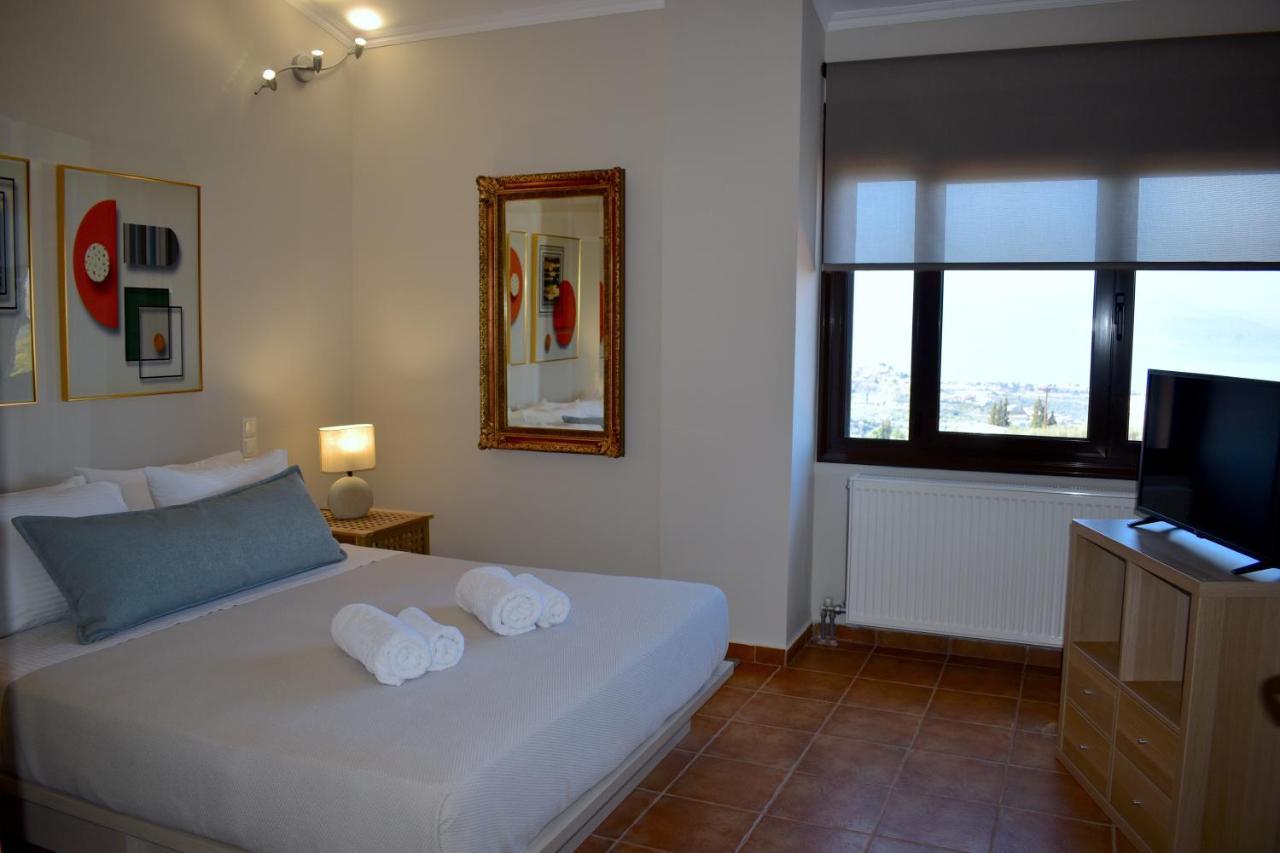 Ampelos Hillside Villa Akrata Bagian luar foto